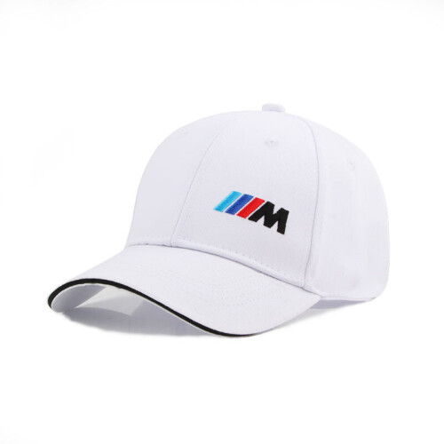 (M-white) Car logo baseball cap BMW racing cap