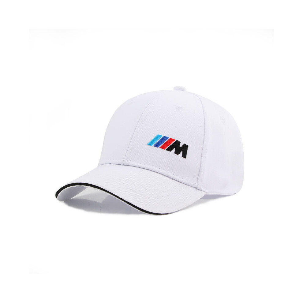 (M-white) Car logo baseball cap BMW racing cap