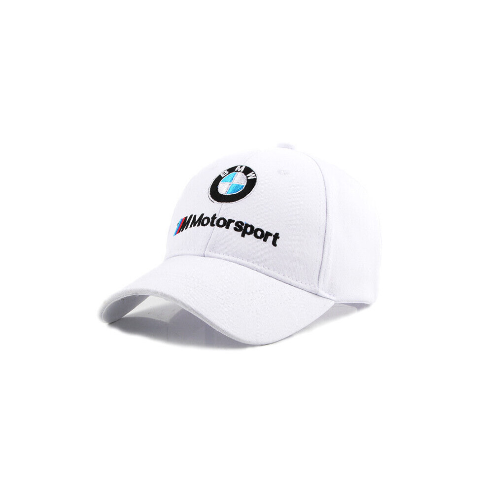 Mengzhituo (Original Label M White) Car Logo Baseball Cap Bmw Racing Cap