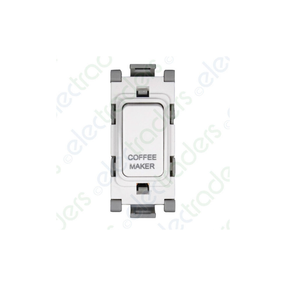 Deta G3514/Cm Grid Switch 20 Amp Dp Marked 'Coffee Maker' (White) 5051140623166