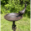 Selections Ornate Cast Iron Bird Bath Ground Stake 6