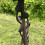 Selections Ornate Cast Iron Bird Bath Ground Stake 7