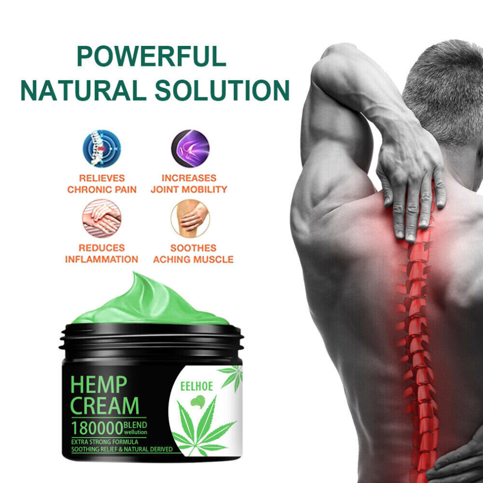 Hemp Cream for Pain Relief EXTRA STRONG CREAM Arthritis And Back Pain