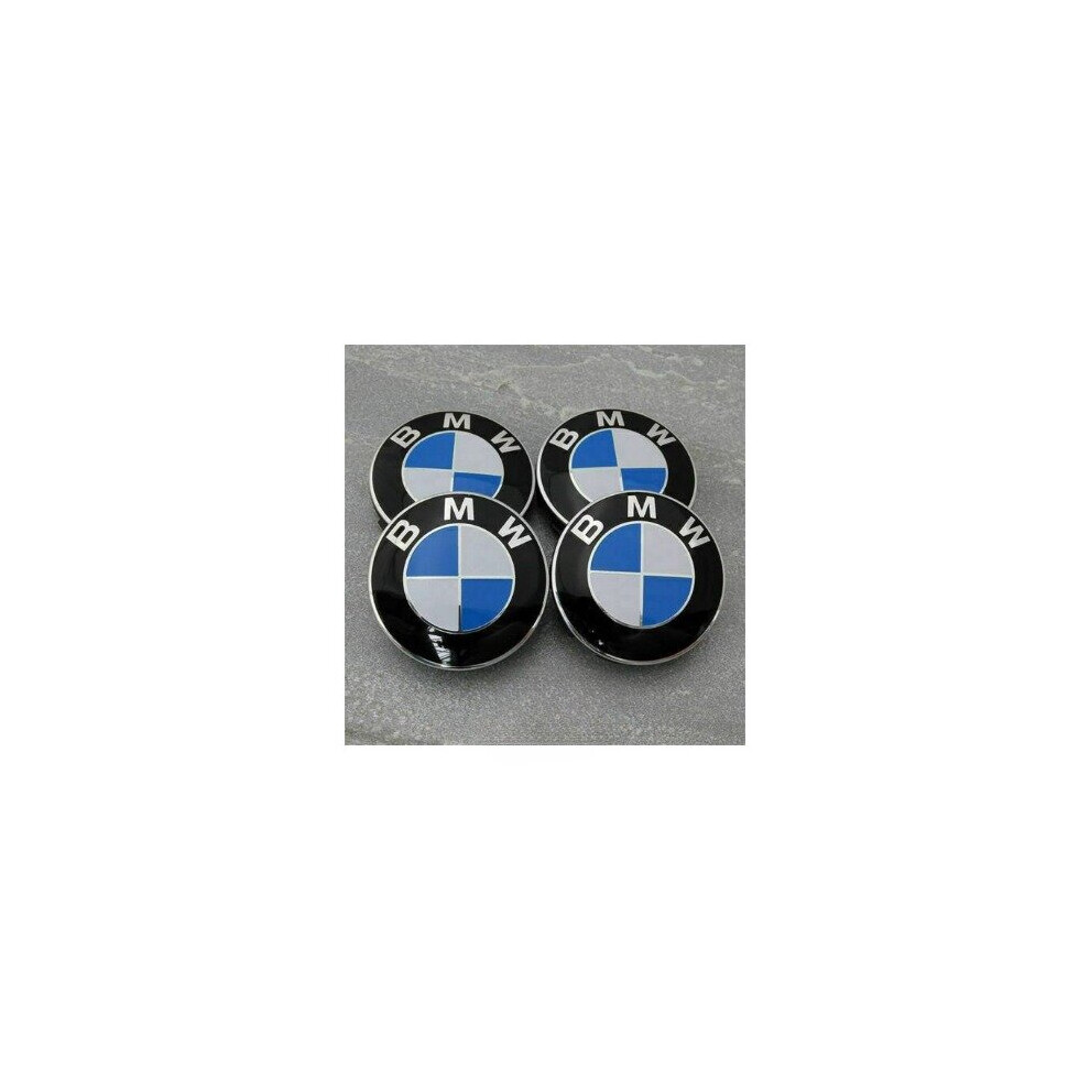 Bmw Wheel Centre Caps 68Mm 10Pin Clip Fits 1,3,5,7 Series E90,34 Z4 X4-image-OPC-P6T7BNT-NEW