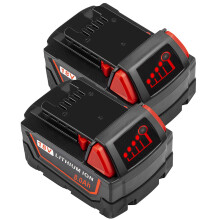 2Pack 18V 8000mAh Replacement Battery for Milwaukee M18 48-11-1850 48-11-1820 48-11-1850 48-11-1828 18 Volt Power Tools Lithium-ion Batteries