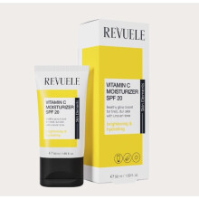 REVUELE Vitamin C Moisturizer SPF 20| Brightening Face Cream with UV Protection for Skin Defense - 50ml