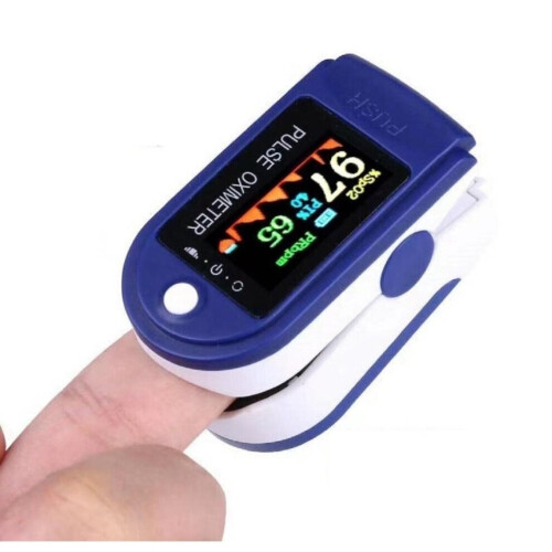 Pulse Oximeter Oxygen Saturation Adult Child Heart Rate Sport Monitor