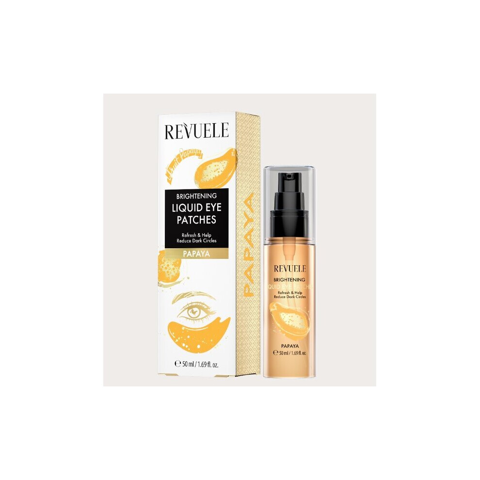 Revuele Dark/Light Liquid Eye Patches Papaya For All Type Of Skins 50Ml