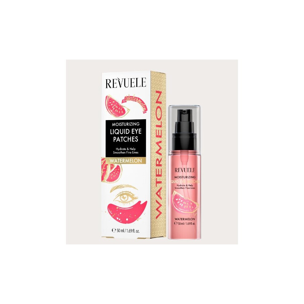 Revuele Light Moisturizing Liquid Eye Patches Watermelon For All Type Of Skins 50Ml