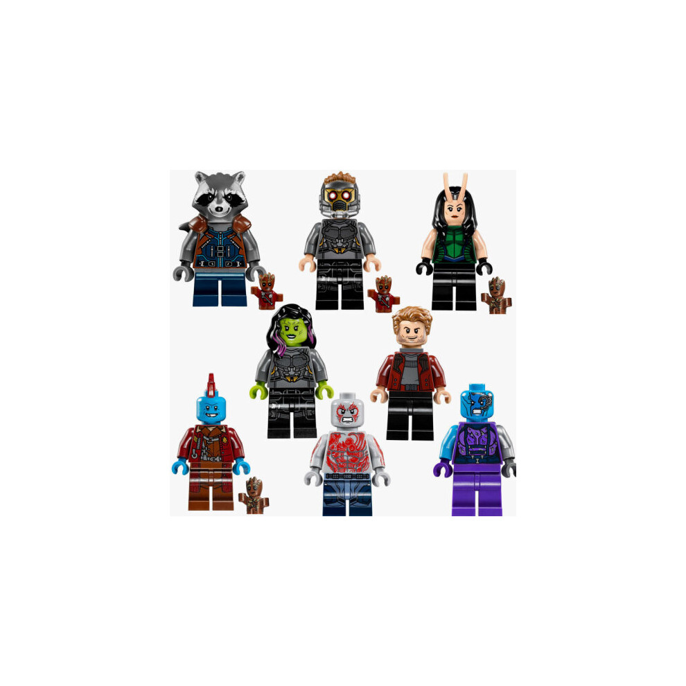Doyarbim 8Pcs Guardians Of The Galaxy Mini Building Blocks Toy Fit Lego