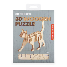 3D Puzzle For Kids Craft Kits Farm Animal Gift For Boys Cat Model Toys