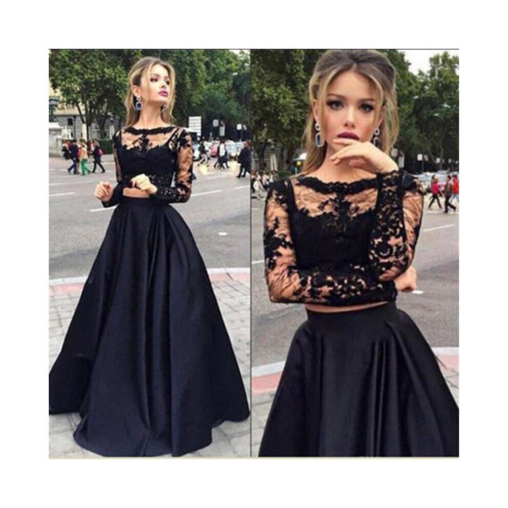 Gown Skirt Dress Women Prom Long Dress Evening Party Dress Sets Formal Long Skirt Sexy Lace Tops Long Maxi-image-OPC-PBQM6CG-NEW