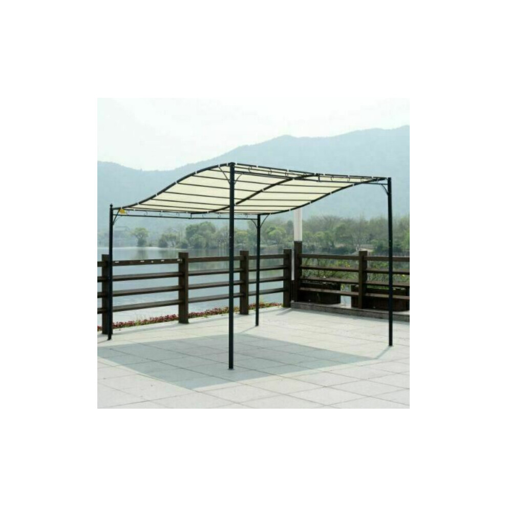 Waterproof Metal Gazebo Garden Sun Shade Patio Pergola Marquee Porch Deck Awning