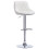 (WHITE) MOF Single Bar Stool swivel height adjustable bar stool Style B108 1