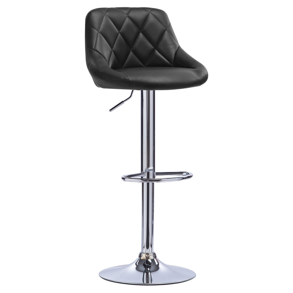 (BLACK ) MOF Single Bar Stool swivel height adjustable bar stool Style B108