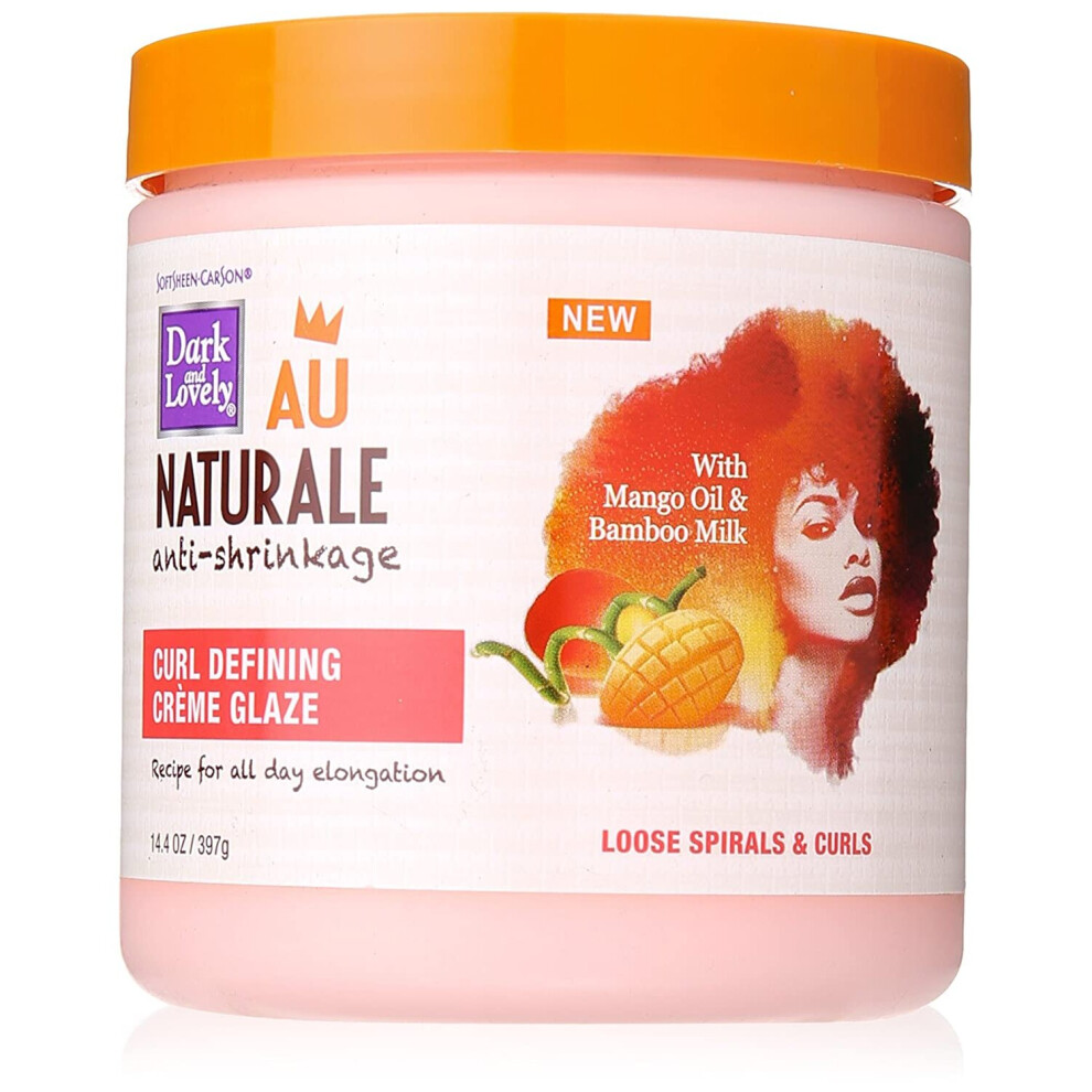 Dark and Lovely Au Naturale Anti-Shrinkage Curl Defining Creme Glaze