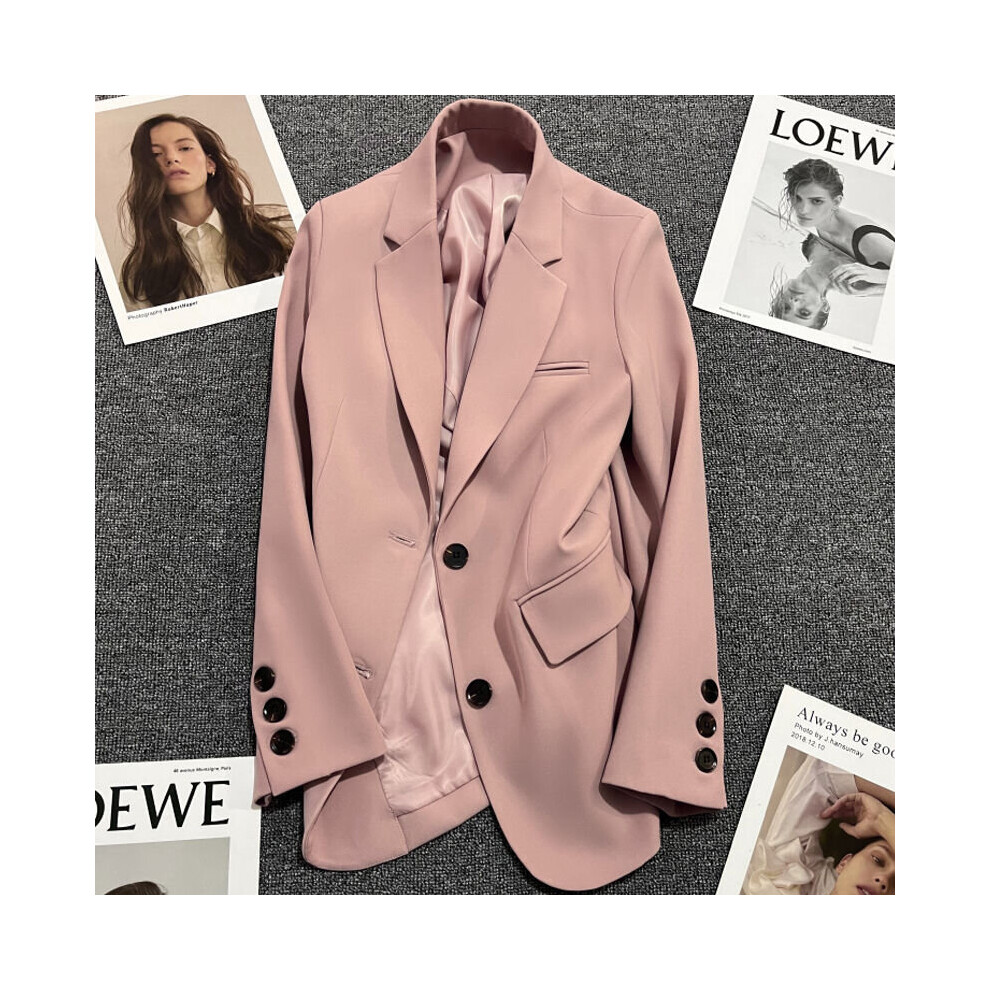 Blazers Women Office Ladies All-match Formal-clothing Young Style Spring Streetwear Button Ins Gentle-image-OPC-PBQMB78-NEW