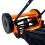 Hand Push Cylinder Lawn Mower Manual 30cm Width with Grass Collector eSkde 4