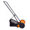 Hand Push Cylinder Lawn Mower Manual 30cm Width with Grass Collector eSkde 2