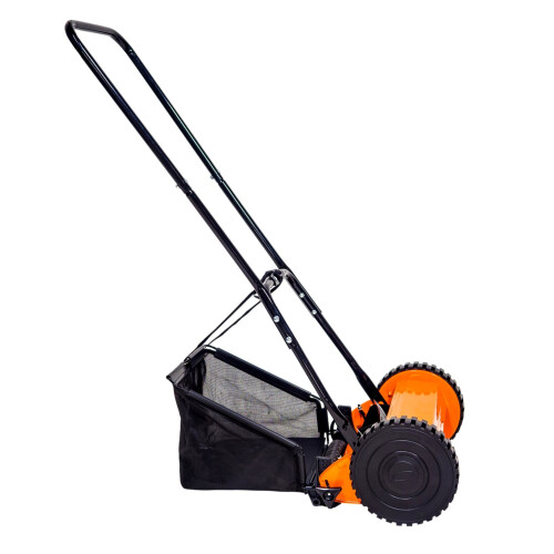 Hand Push Cylinder Lawn Mower Manual 30cm Width with Grass Collector eSkde 1
