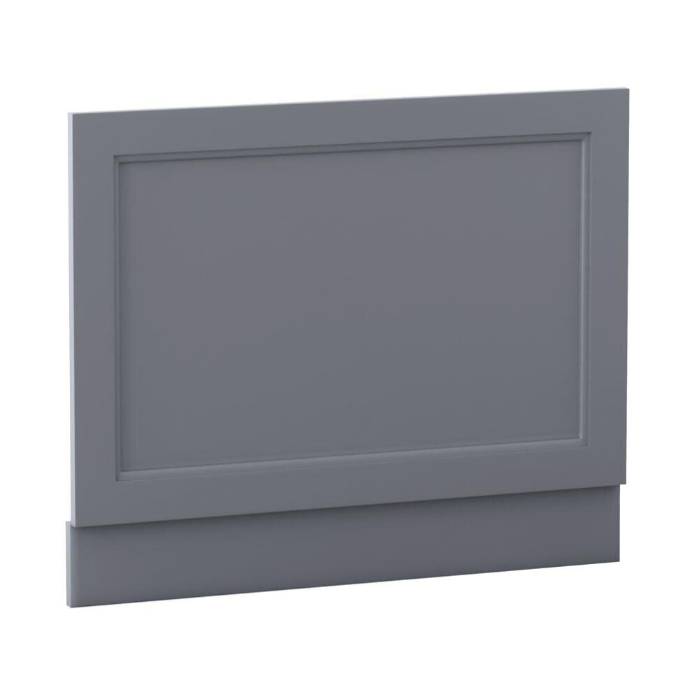 Aquariss (700Mm End Bath Panel) Traditional Bath Panel Matte Mdf Adjustable Height Grey