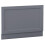 (800mm End Bath Panel) Aquariss Traditional Bath Panel Matte Grey MDF Adjustable Height 2
