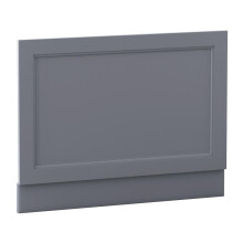 (750mm End Bath Panel) Aquariss Traditional Bath Panel Matte Grey MDF Adjustable Height