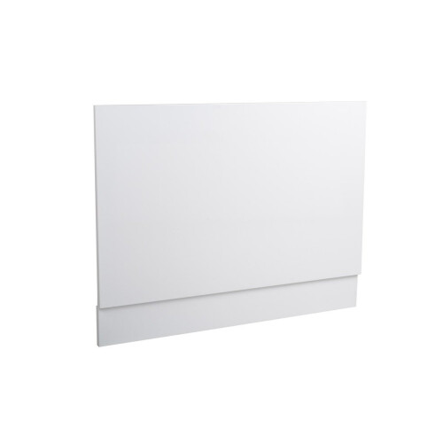 (750mm End Panel) Aquariss Gloss White Wood MDF Shower Bath Panel