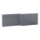 (1700mm L Shape Front Panel) Aquariss Bathroom Gloss Grey Moisture Resistant Wooden Adjustable Height Bath Panel 1
