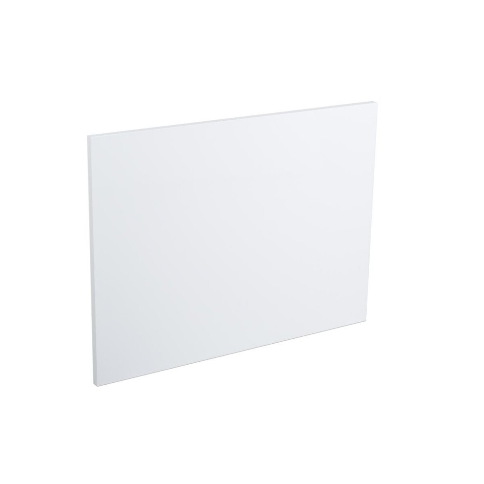 (700Mm L Shape End Panel) Aquariss Gloss White Wood Mdf Shower Bath Panel 5055653242753