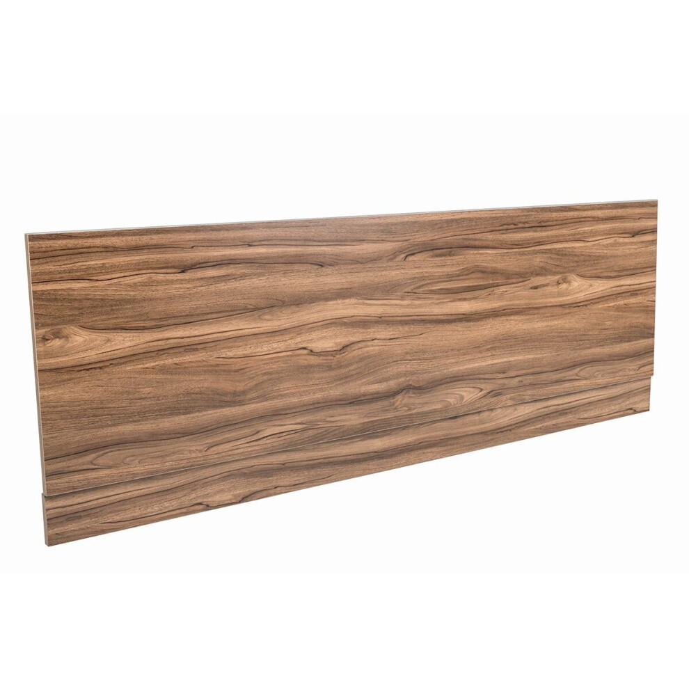 (1700mm Front Panel) Aquariss Walnut Effect Wood Bath Panel