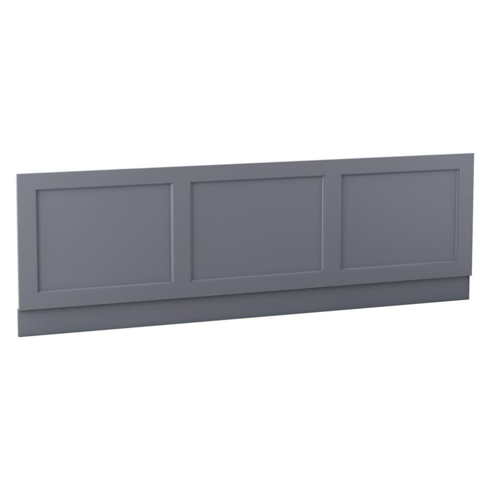 (1800Mm Front Side Bath Panel) Aquariss Traditional Bath Panel Matte Grey Mdf Adjustable Height 5056391950177