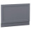 (800mm End Bath Panel) Aquariss Traditional Bath Panel Matte Grey MDF Adjustable Height 1