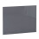 (700mm L Shape End Panel) Aquariss Bathroom Gloss Grey Moisture Resistant Wooden Adjustable Height Bath Panel 1