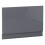 (800mm End Panel) Aquariss Bathroom Gloss Grey Moisture Resistant Wooden Adjustable Height Bath Panel 1