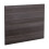 (700mm L Shape End Panel) Aquariss Calm Grey Effect Wood Shower Bath Panel 1