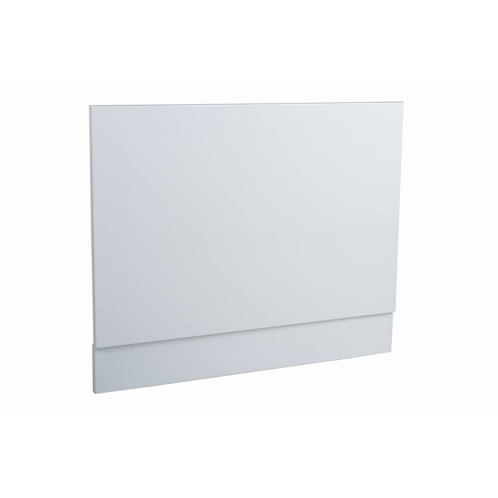 (700Mm End Panel) Aquariss Gloss White Wood Mdf Shower Bath Panel 5055653242715