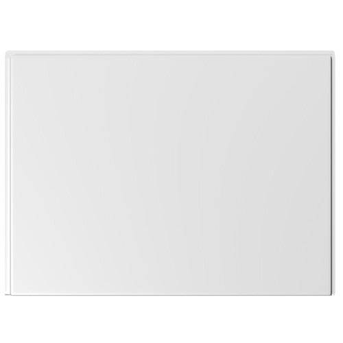(Acrylic 800mm End Panel) Aquariss White Acrylic Bath Panel