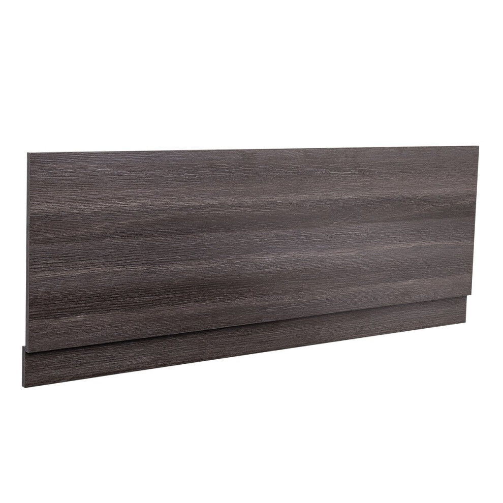 (1700mm Front Panel) Aquariss Calm Grey Effect Wood Shower Bath Panel