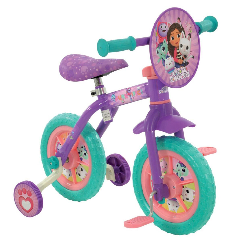 Gabby'S Dollhouse 2-In-1 10" Training Bike