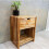 Rustic Bedside Table Vintage Retro Storage Nightstand Solid Wood Side Cabinet Stand Unit 1