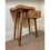 Nordic Bedside Table Rustic Solid Wood Nightstand Unit Scandinavian Side Cabinet 1