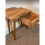 Nordic Bedside Table Rustic Solid Wood Nightstand Unit Scandinavian Side Cabinet 2