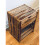 Rustic Bedside Table Vintage Retro Storage Nightstand Solid Wood Side Cabinet Stand Unit 4