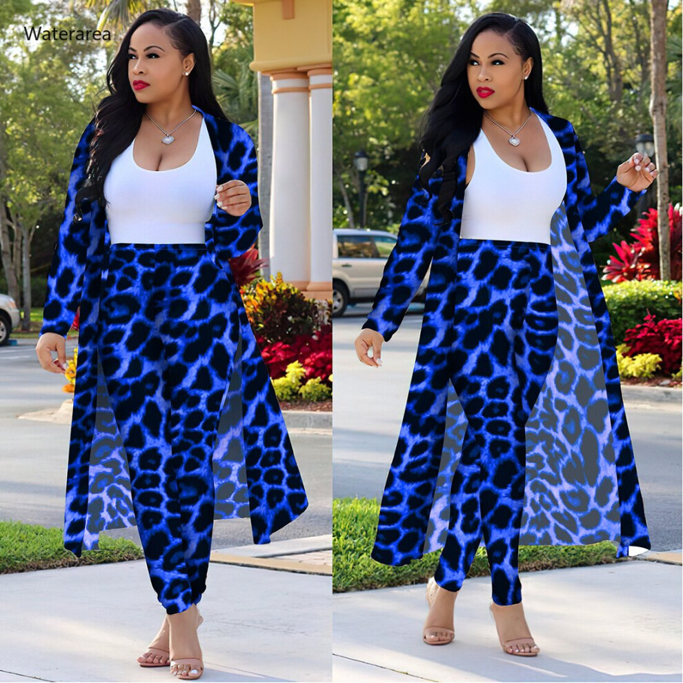 Waterarea S-4XL Women Two Piece Set Sheath Long Pants And Long Sleeve Maxi Long Coats Leopard Print Suit DM135-image-OPC-PBQMP9F-NEW
