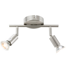 AREBOS LED 6W Retro Ceiling Spotlight Lamp Hallway Light Chrome 2-light Spot