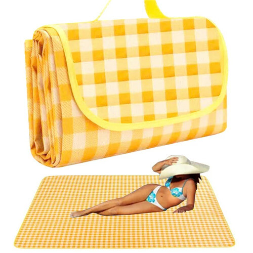 Picnic Blanket Handy Mat Waterproof Sandproof Padding for Lawn Park