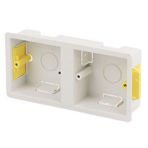 Appleby SB637 Dry Lining "Fast Fix" Boxes Dual (2X1) Gang 32mm Deep