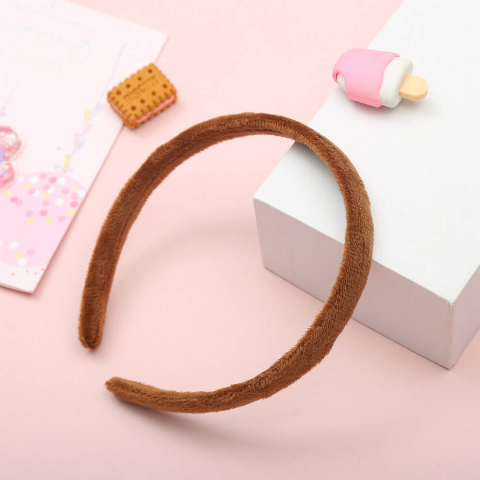 solid plush headband