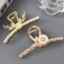 Multiple Styles Alloy Geometric Large Versatile Hairpin Barrettes for Women Girl Accessories Headwear